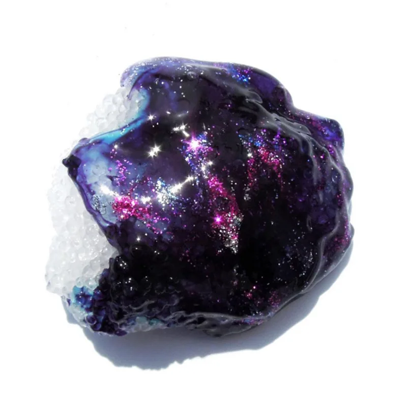 

DIY Slime Crystal Mud Clear Galaxy Slime Fluffy Modeling Clay Lizun Handgum Antistress Toy Rice Slime Putty For Kids Slime Toy
