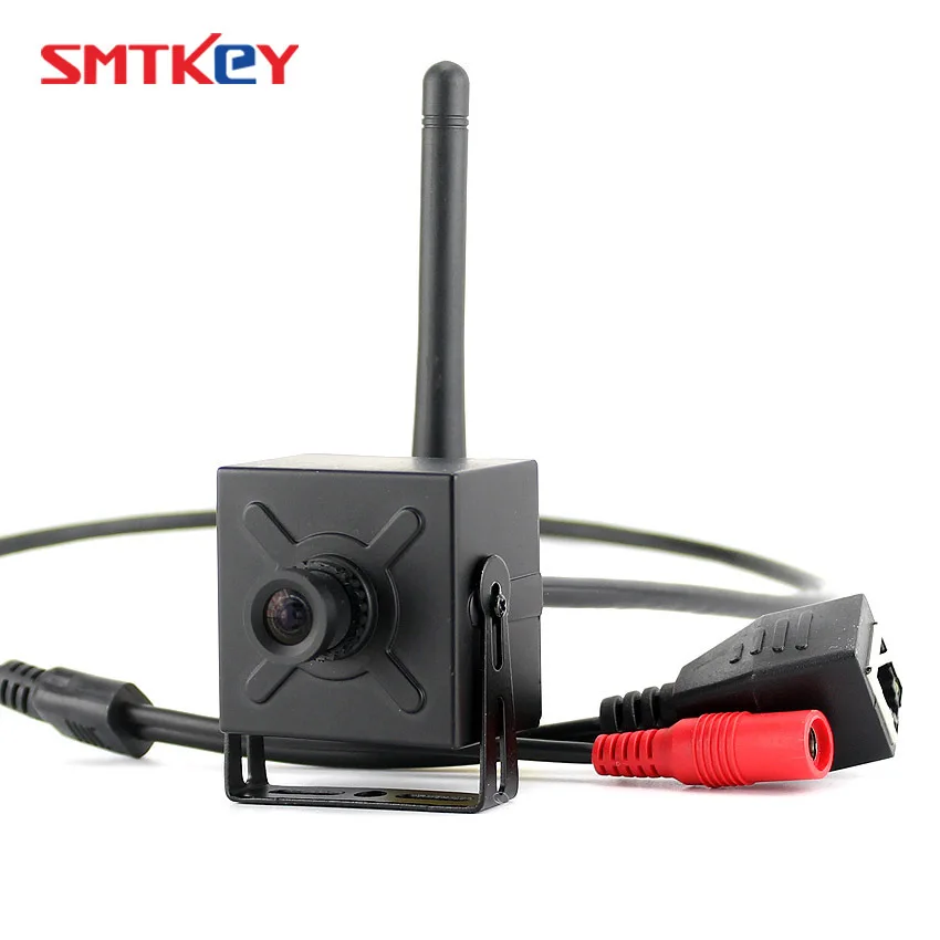 SMTKEY Mini Onvif WIFI Camera 720P wired or wireless IP camera in