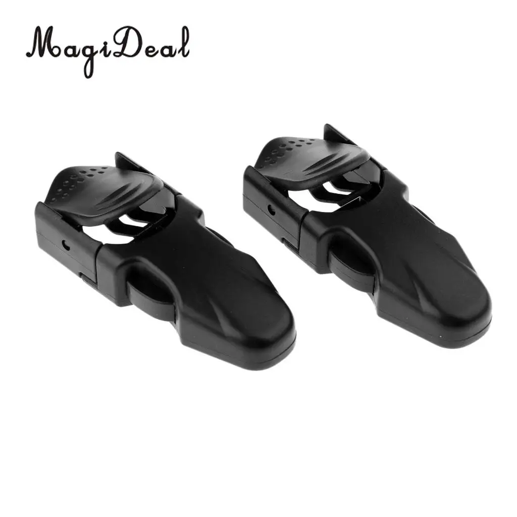 MagiDeal 1 Pair Premium Black Plastic Scuba Diving Snorkeling Swimming Quick Release Fin Strap Buckles Accessories