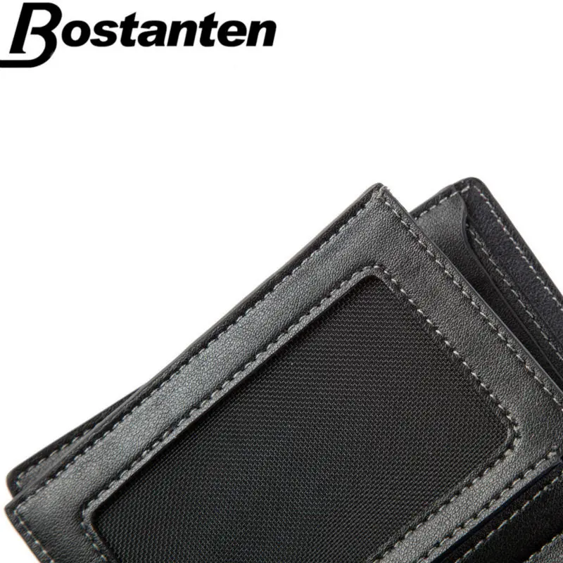 Bostanten 2017 роскошные мужские кошельки кожаные для денег известный бренд новый