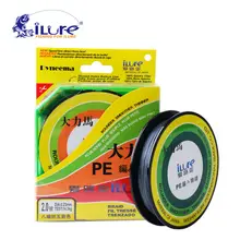 ILURE 100 м multifilament ПЭ 8 Плетеный Рыбалка линии бренда линии супер сильным Японии удобный и быстрый способ резки