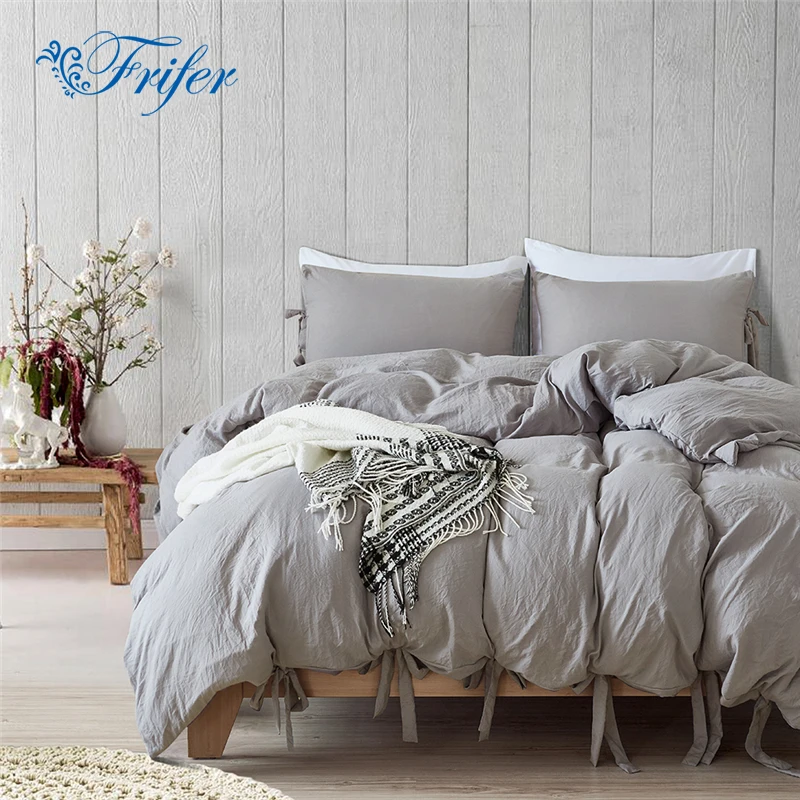 

Simple Style Bedding Sets Bedroom Knot Bed Set Bedclothes Duvet Cover Sheet Bedspread Comforter Pillowcase Twin/Queen/King Size