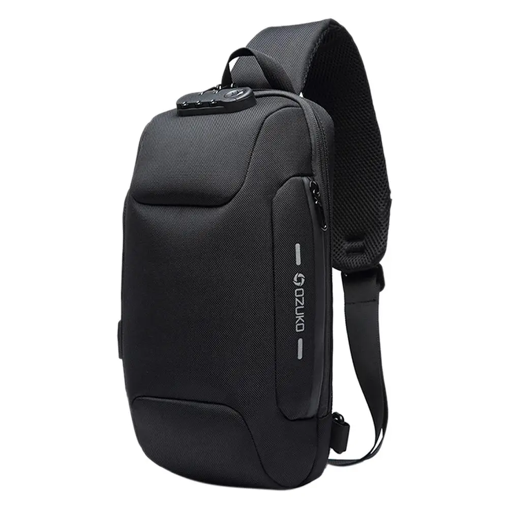 

Multifunction Men Oxford Cloth Water-resistant Shoulder Bag Crossbody Handbag Chest Pouch Anti-theft Messenger Bags