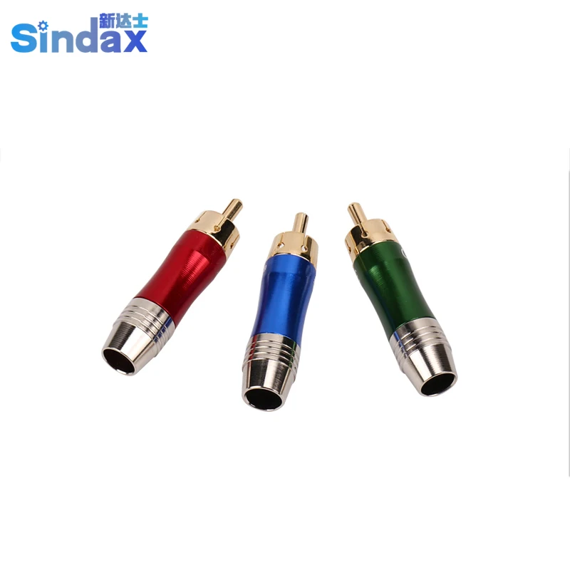 Sindax RCA разъемы аудио видео разъем AV Динамик адаптер Hi-Fi красный зеленый синий с