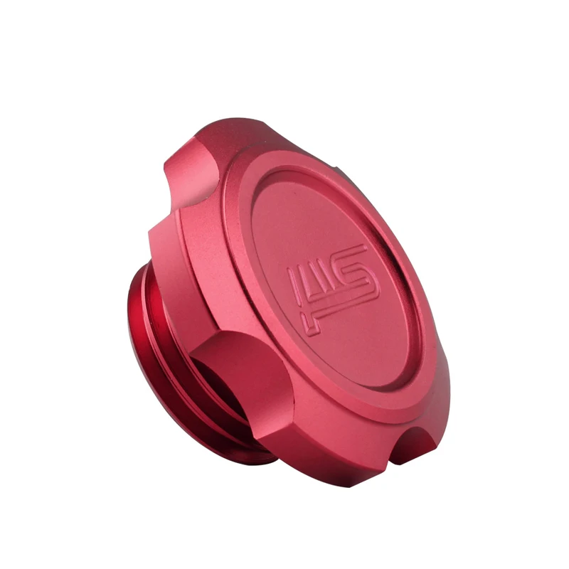 

New Car Accessories Red for STi Racing Oil Fuel Filler Cap Aluminum For Subaru WRX STi GC GD GF GG GE GH