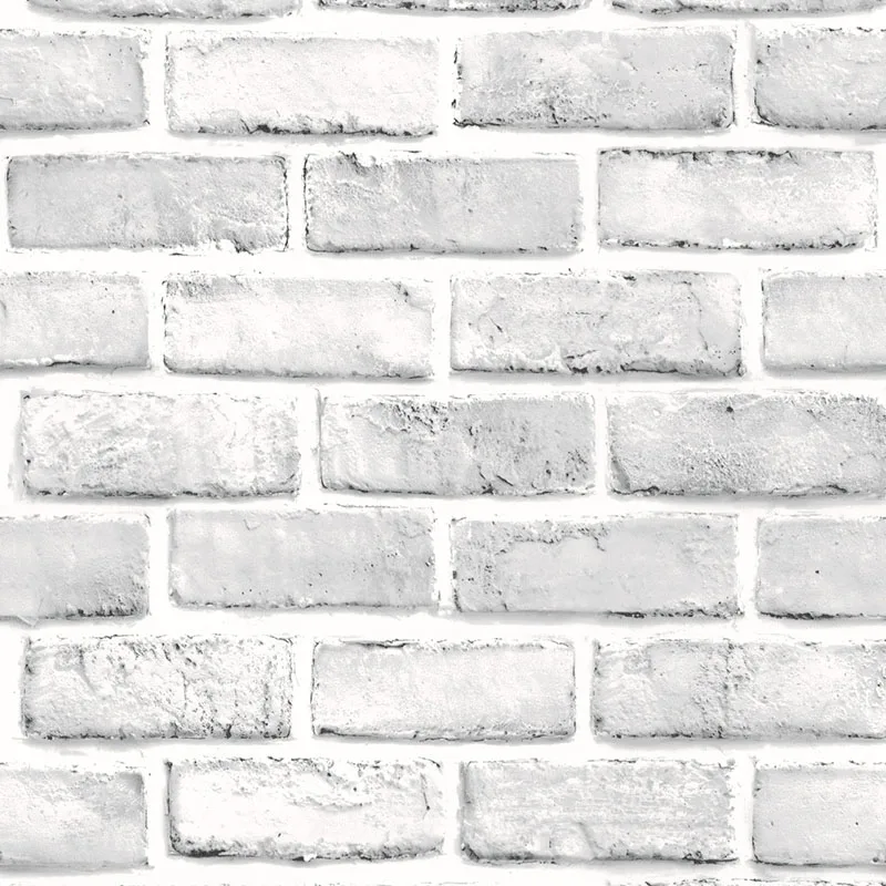 

Creative white brick pattern Wallpaper Brick,Home Decor Wall Sticker Self adhesive Wall Paper Roll For Living Room TV Background