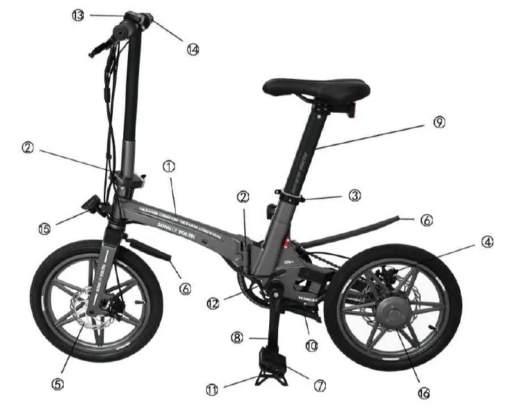 Sale electric bicycle magnesium alloy folding bike 16inch mini size lithium battery 36v 250w light weight disc brake CE certificated 20