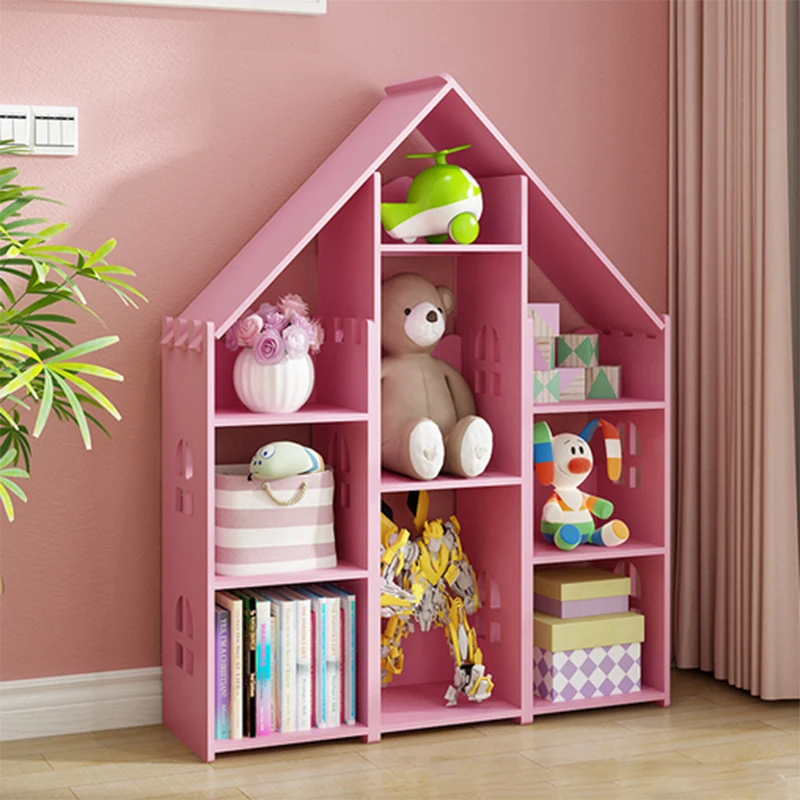 

creativity Children in the bookcase bookrack Students toy storge cabinet Magazine rack toy shelf