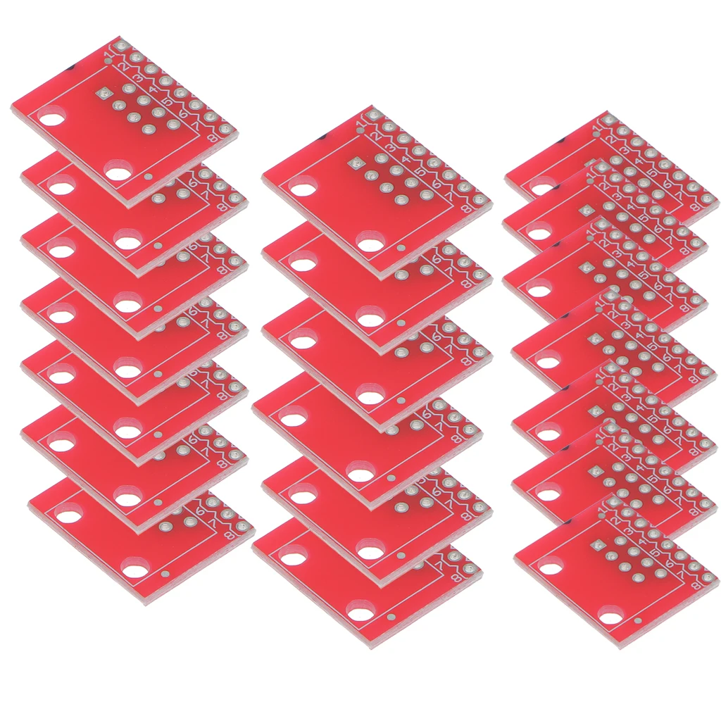 2019 NEW Hot 20x Modular Connectors / Ethernet Connectors RJ45 Breakout Board Adapter Connector Module Board Portable