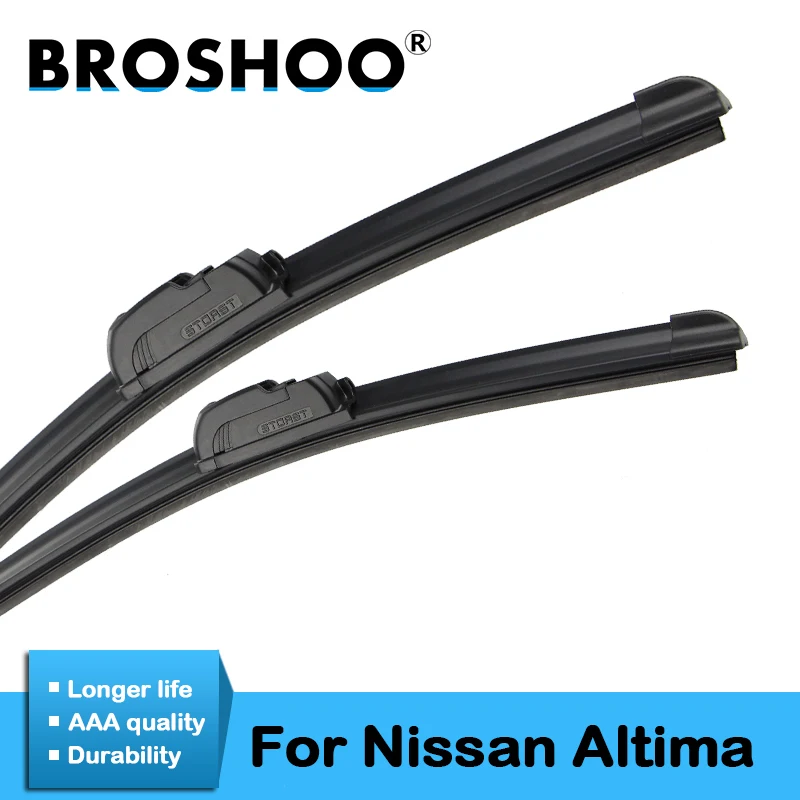 Pour Nissan 24/"//13/" Avant Aero Flat Essuie-Glace Lames Paire