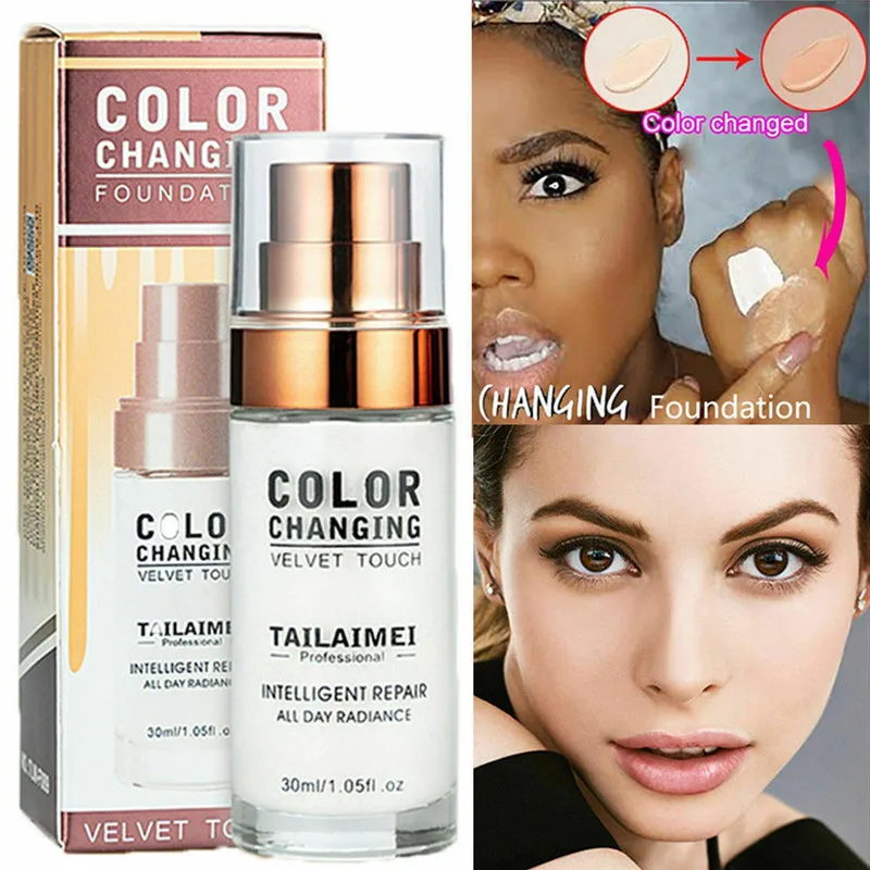 

30ml TLM Colour Changing Foundation Liquid Base Makeup Change To Your Skin