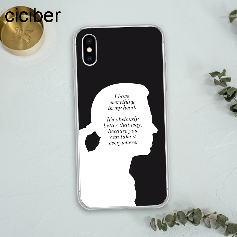 ciciber Best New Karl Lagerfeld Soft Silicon Phone Cases Cover for IPhone Case X XS Max XR 7 5S 8 6s Plus Capinhas Fundas Capa