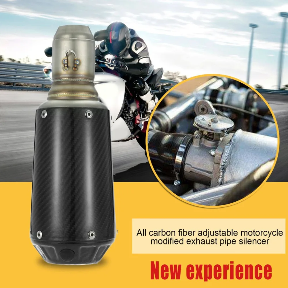 carbon fiber motorcycle exhaust