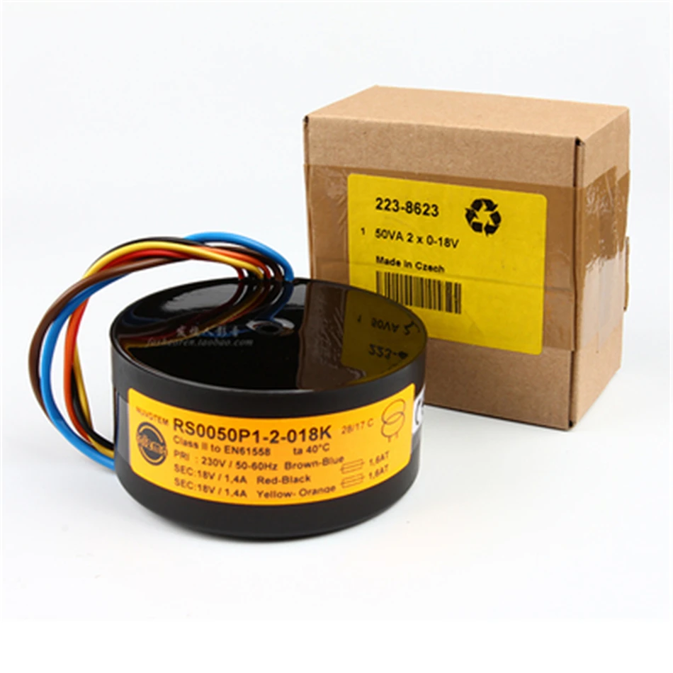 T 027 2*6V 9V 12V 15V 18V 25V 50VA Новый тороидальный трансформатор Talema RS Nuvotem 50W| |