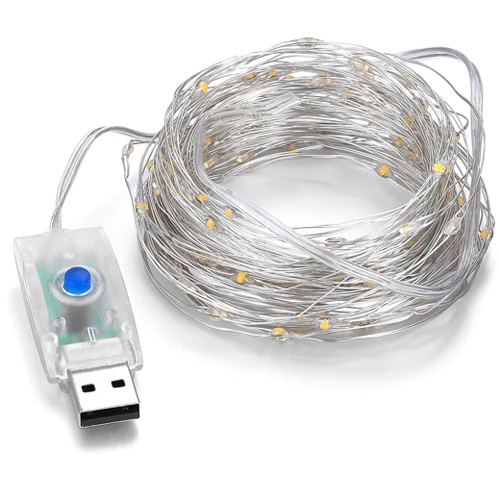8 mode 10M USB String Light Waterproof Christmas Lights Lamp Holiday