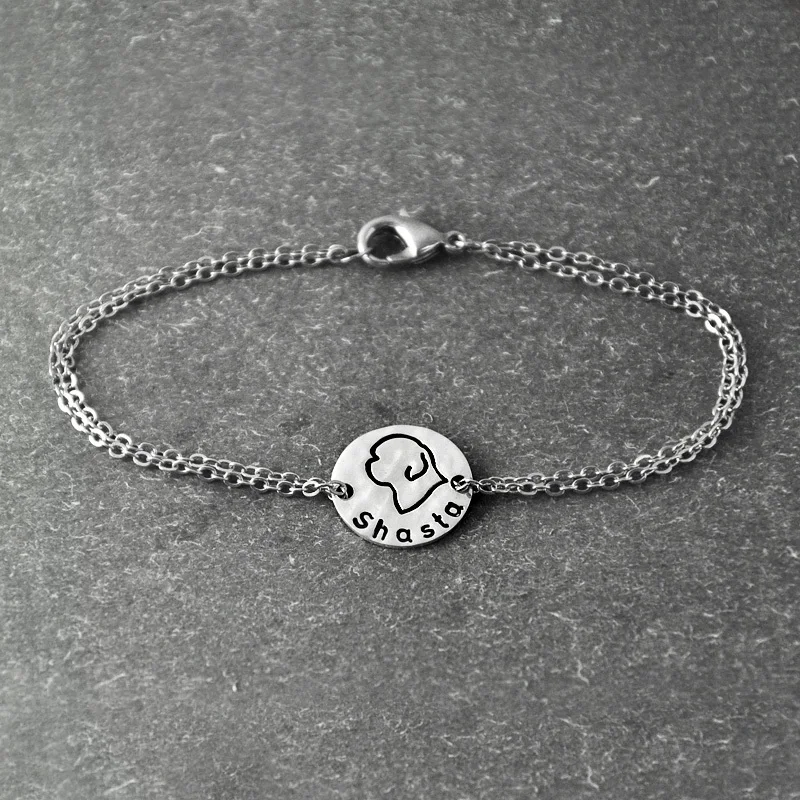 Personalized Dog Bracelet alloy Pendant Pets name old english sheepdog bracelet Lover Gift | Украшения и аксессуары