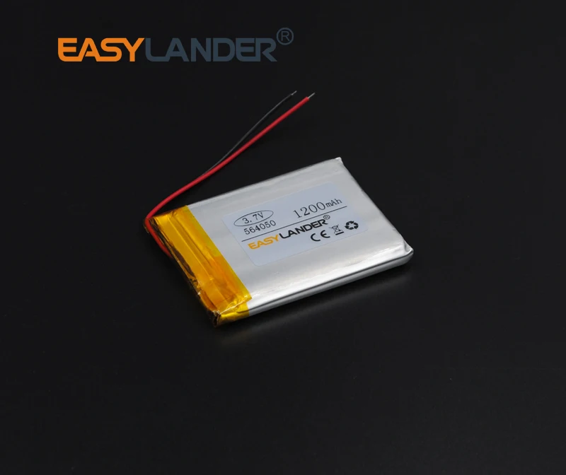 564050 перезаряжаемый литий-полимерный 3 7 в 1200 мАч батарея для Mp3 Mp4 PAD DVD DIY