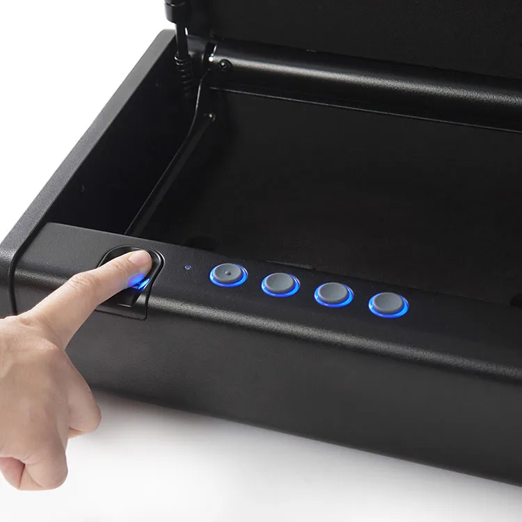 Master Lock Fingerprint Safes Electronic Compact Drawer Safe Box with Electronic Lock Solid Steel Waterproof Secret Box Gun Safe (5)