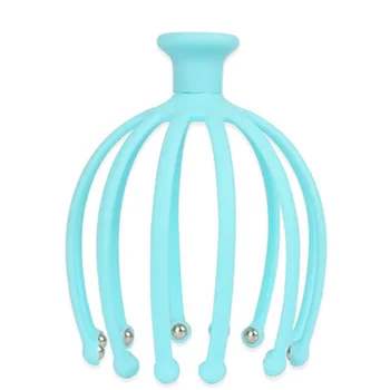 

New Head Massager Neck Massage Octopus Scalp Stress Relax Spa Healing Alloy Health Care Tool Body Head Massage Beauty Tool
