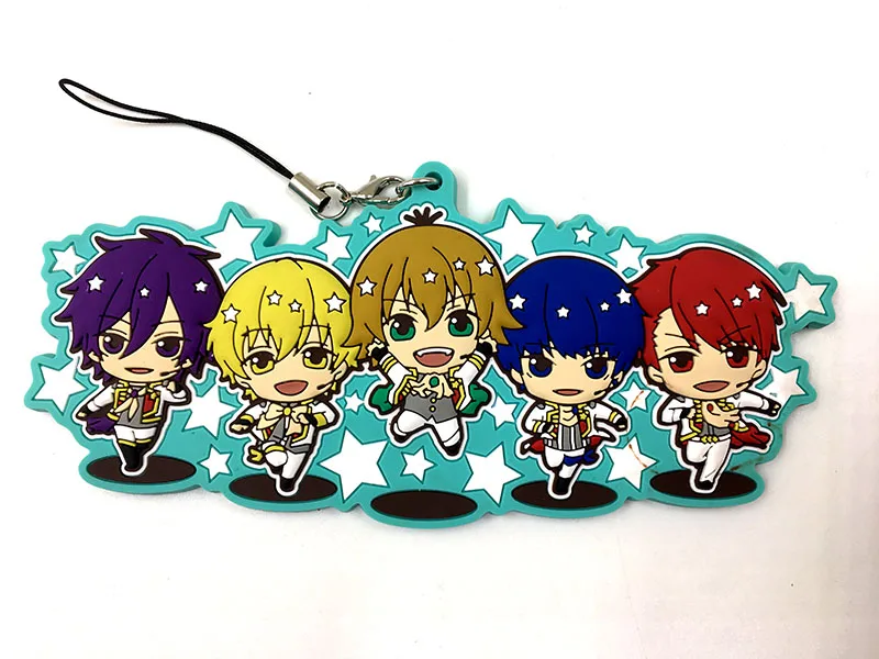 

New arrival 1PCS/LOT Japanese anime figure High School Star Musical rubber Silicone sweet smell mobile phone charms/keychain