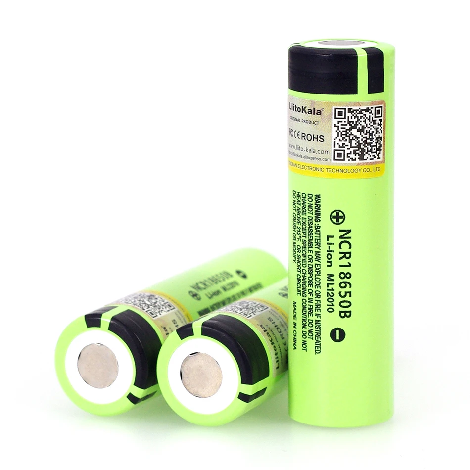 

6PCS 2019 Liitokala original 18650 3400mAh NCR18650B 3.7V battery Lithium Rechargeable Battery For Flashlight Batteries