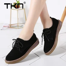 Женские кроссовки; Туфли-оксфорды на плоской подошве; сезон осень; замшевые туфли-лодочки на шнуровке; мокасины на плоской подошве с круглым носком; черные туфли; женская обувь; 989