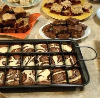 

High quality Carbon Steel Maker Cheesecake Brownie Pan Set Cutter Mould Cakes Stand Bakeware Tool Kitchen Supplies