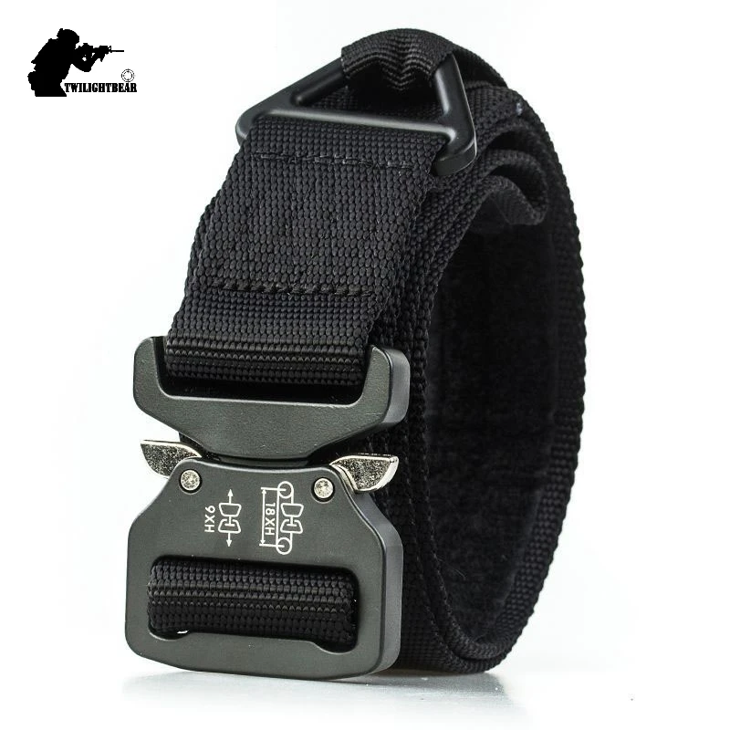 

New 120cm Cobra Buckle, Commuter Tactical Belt 3.8cm High Quality Nylon Casual Canvas Belt Men Women Training Belt HE27