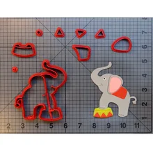 Cute Circus Elephant Cookie Cutter Set Fondant Cupcake Top Mould Made 3D Printed Cookie Cutter Set Cake Mold Biscuit Stamp Cute Circus Elephant Cookie Cutter Set Fondant Cupcake Top Mould Made 3D Printed Cookie Cutter Set Cake Mold Biscuit Stamp