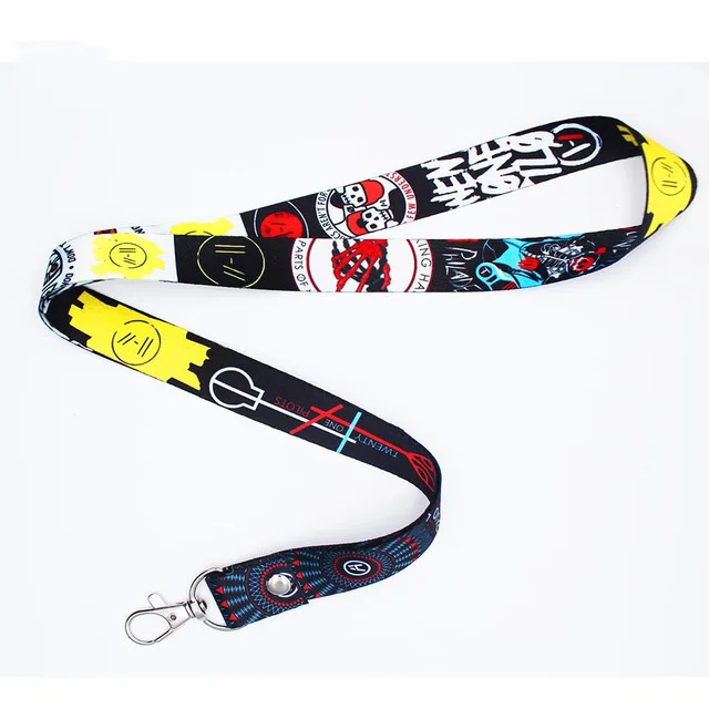 Giancomics Hot Band Twenty One Piloots Keychain Lanyard Comic Pendant Rope Costume Fashion Otaku Accessory Ornament Decor Gifts |