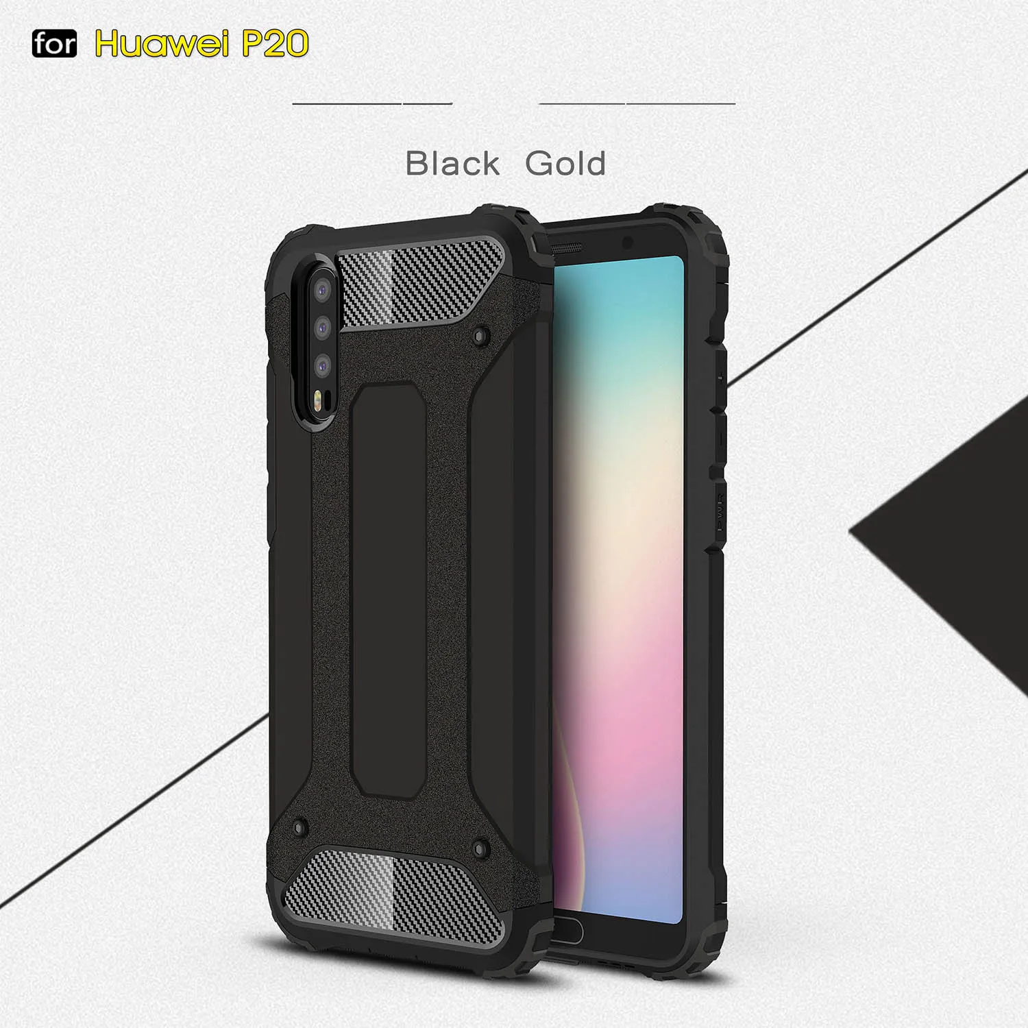 Huawei P20 Case Cover EML-L29 Coque EML-L29C Funda EML-L09 Armor P 20 Capa para EML L29 |