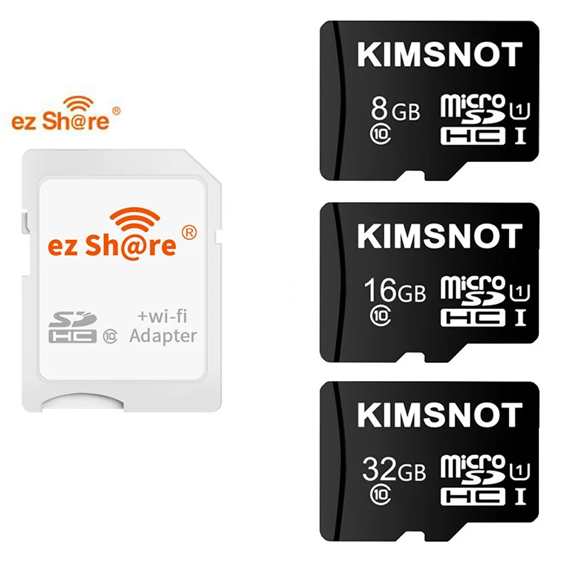 

Ezshare wireless wifi Memory Card For Camera 8GB 16GB 32GB sdhc Card Micro sd TF t-flash flash Memory mini Card Reader adapter