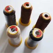 Наращивание волос тоже/салон волосяная нить 1 рулон/лот высокопрочная полиэфирная нить для наращивания волос/Плетение Волос