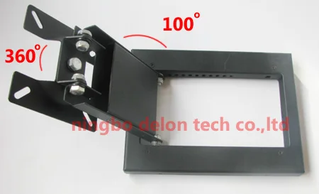 LCD T2 10 30 &quotстальной Наклонный сенсорный экран настольное крепление 360 Поворот ТВ