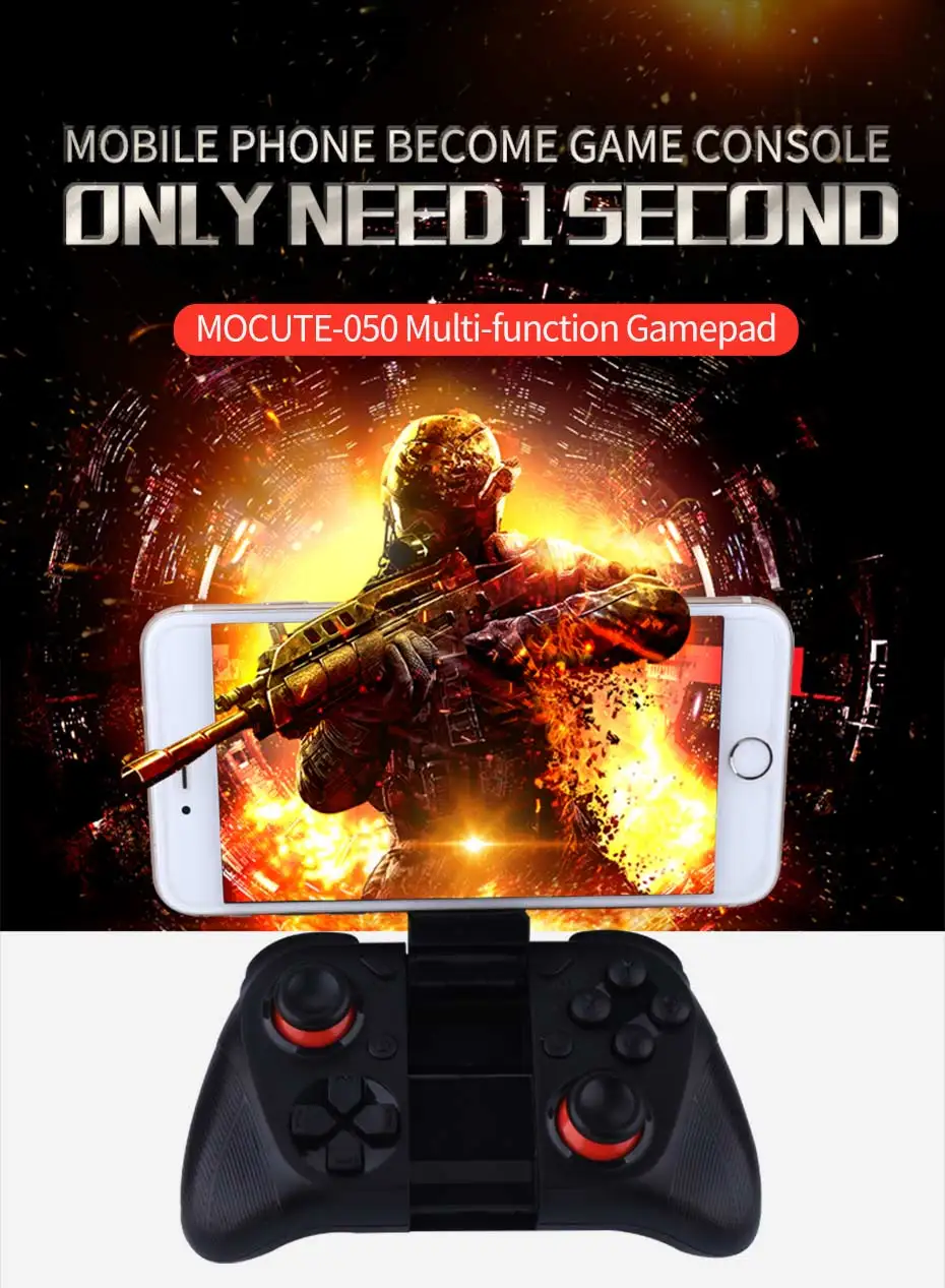 Купить mocute 050 054 ВР геймпад джойстик для Android с Bluetooth ...