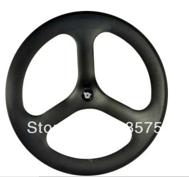 

3 spoke wheel full carbon fiber with novatec hub clincher type 700C 20.5mm width