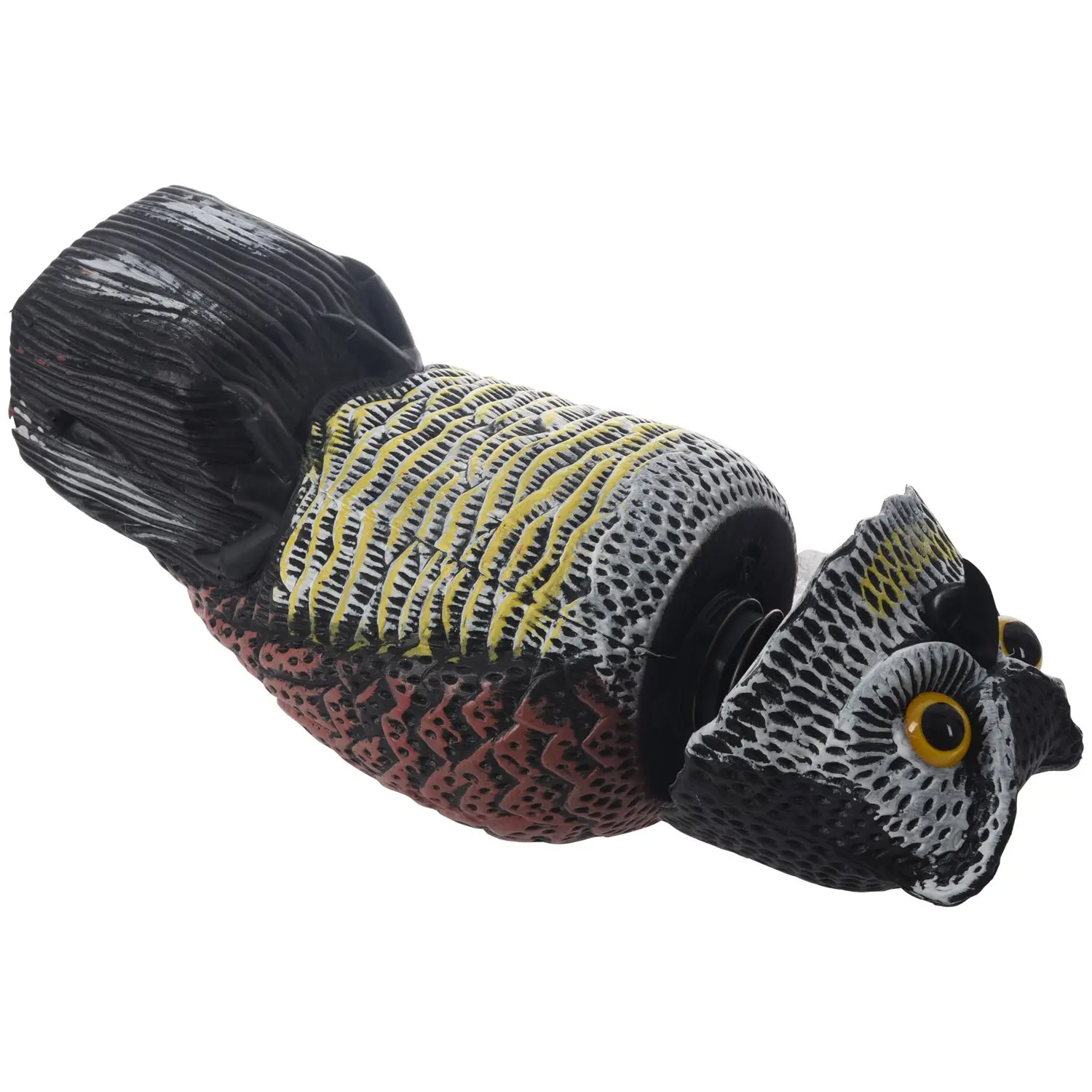 

Large Realistic Owl Decoy Rotating Head Weed Pest Control Crow Scarecrow