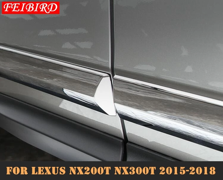 ABS хромированные внешние аксессуары для LEXUS NX NX200T NX300T 2015 2016 2017 2018 Боковая дверь