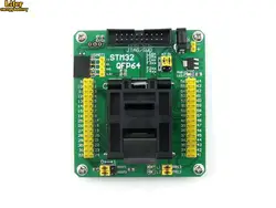 STM32 программирующий адаптер тестовое гнездо для LQFP64 QFP64 пакет QFP 0,5 мм шаг = STM32-QFP64