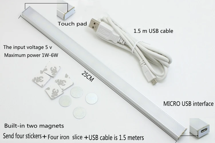 الألومنيوم الشخصي led 25 سنتيمتر perfil الألومنيوم خزانة LED دولاب ضوء خزانة مصابيح الإضاءة ل 5 V LED USB LED