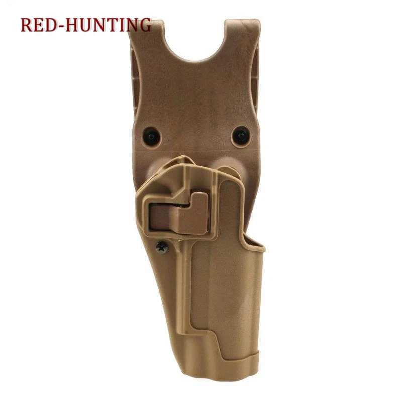 

Airsoft Huntung Holster Tactical 1911 Holster Belt Quick Draw Handgun Belt Gun Holster w/ Paddle Waist Belt Gun Accessory