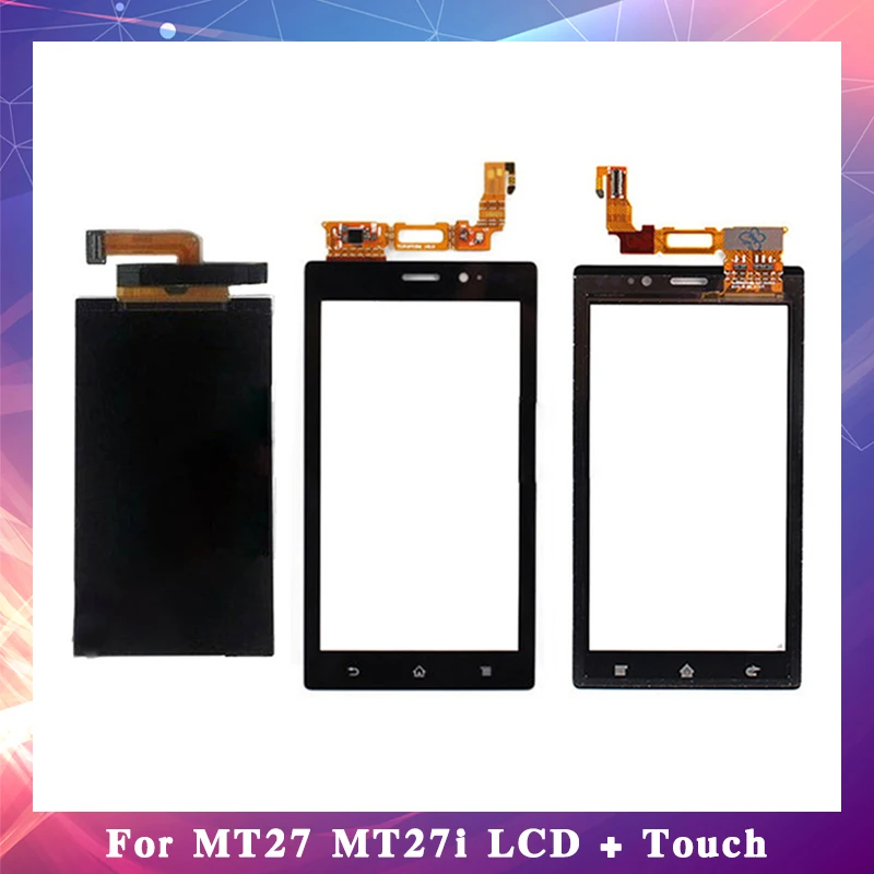 

3.7'' For Sony Xperia Sola MT27 MT27i Lcd Display With Touch Screen Digitizer Sensor High Quality