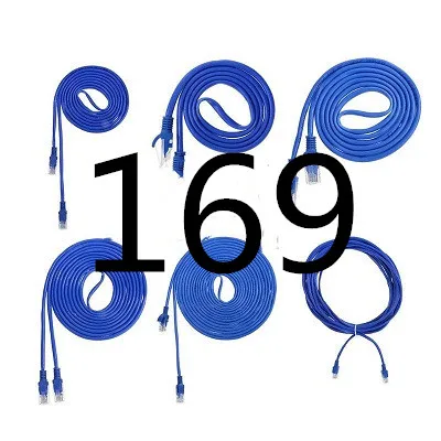 

169 XIWANG Hot Sells CAT7 UTP Round Cable Ethernet Cables Network Wire RJ45 Patch Cord Lan Cable Made In China