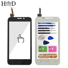 Écran tactile avant, pour Huawei Y541 Y5 Y5c Y541-U02, capteur de lentille extérieure en verre, partie du panneau tactile, câble adhésif flexible