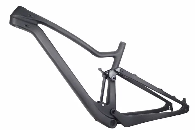 $US $639.00 2019 MIRACLE 27.5er plus Full suspension MTB frameBoost Bikes Carbon Frame650b T700 Full Carbon MTB