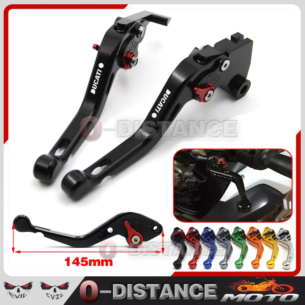 

Hot sales motorcycle CNC aluminum Short Brake Clutch Levers for Ducati HYPERMOTARD 1100/S/EVO SP 8 color