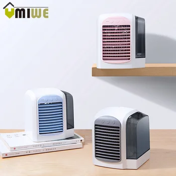 

Portable USB Air Cooler Fan Air Conditioner Humidifier Purifier Desktop Cooling Fan with Removable Water Tank for Home Office