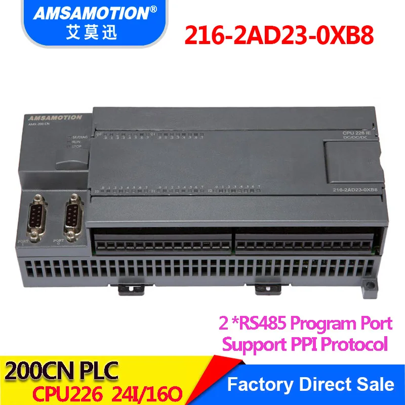 CPU226 CPU224XP для Siemens S7-200 6ES7 216-2BD23-0XB8 реле ПЛК 24I/16O 6ES7 216-2AD23-0XB8 транзистор ПЛК 224CPU 14I/10O ПЛК - Цвет: CPU226-T