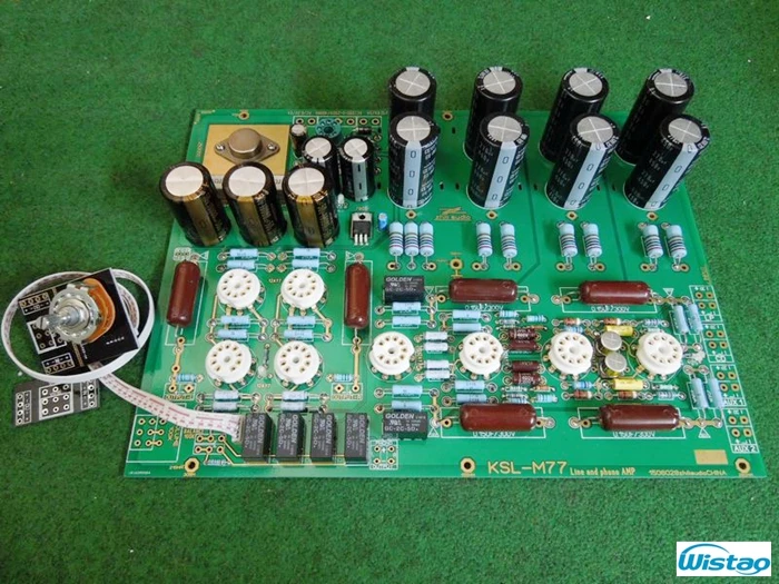 Трубка MM Phono плата сценического усилителя PCBA KONDO M77 Circuit Vinyl LP Amp предусилитель не