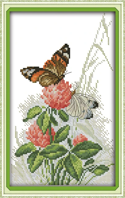 pvc type properties 1 material Joy style flower Butterflies beautiful flowers over sunday